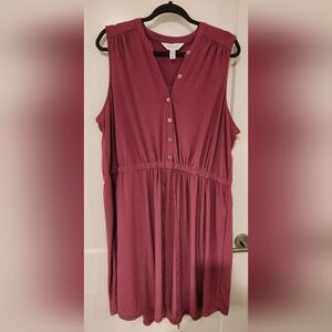 Addition Elle. Knee Length Dress. Size 2X. Magenta Pink.